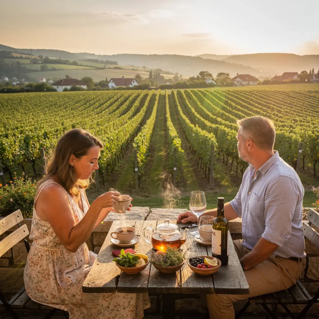 Pohár čerstvého čaju s citrónom a medom na bielej podložke